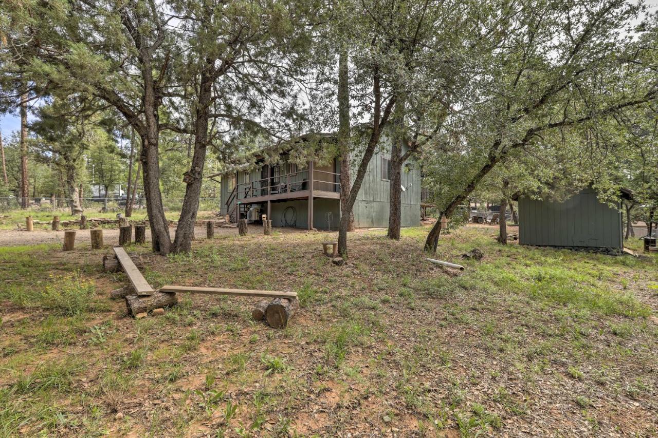 Bright Pine Cabin Direct Trail Access And Deck! Villa Exterior photo